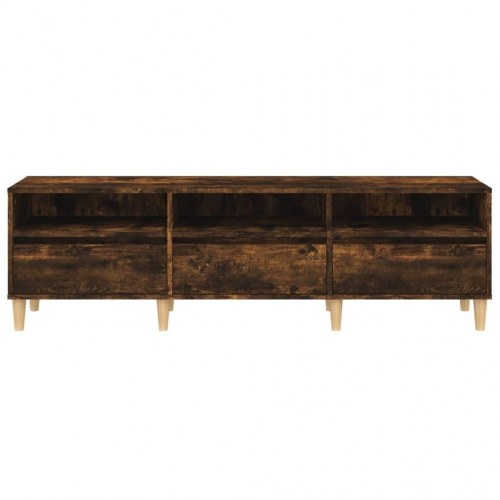 Tv-bord i konstrueret træ 150×30×44,5 cm - røget egetræsfarve