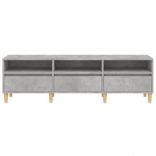 Tv-bord i konstrueret træ - 150 × 30 × 44,5 cm, betongrå
