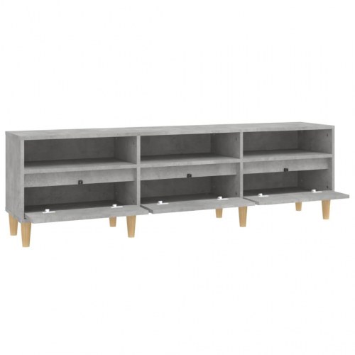 Tv-bord i konstrueret træ - 150 × 30 × 44,5 cm, betongrå