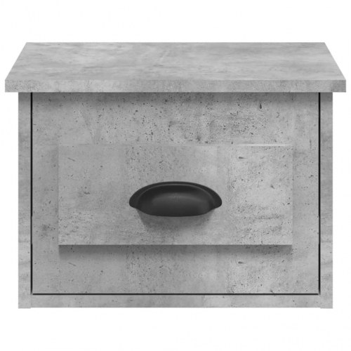 Væghængte sengeborde - 2 stk., 41,5×36×28 cm, betongrå