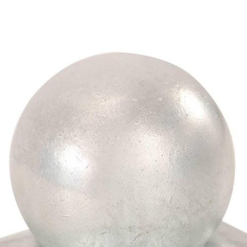 Kugleformede stolpehætter 6 stk. 81x81 mm galvaniseret metal