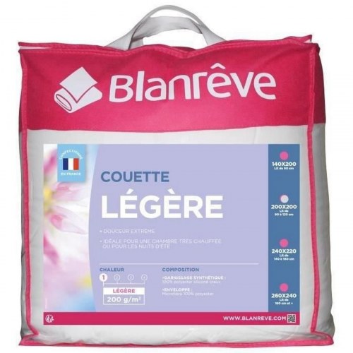 Dyne Blanreve ederdunsdyne i mikrofiber 200 x 200 cm - hvid