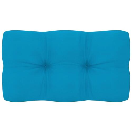Hynde til pallesofa 70x40x12 cm blå