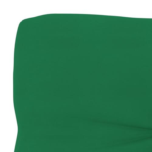 Hynde til pallesofa 70x40x12 cm grøn