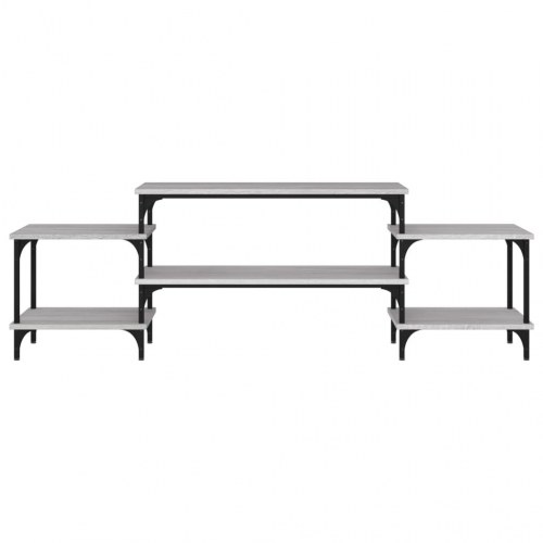 Tv-bord 157×35×52 cm i konstrueret træ - grå sonoma-eg