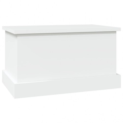 Opbevaringskasse med låg - hvid 50 x 30 x 28 cm