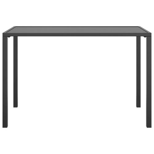 Havebord 110x54x70 cm stål antracitgrå