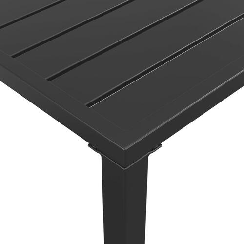 Havebord 110x54x70 cm stål antracitgrå