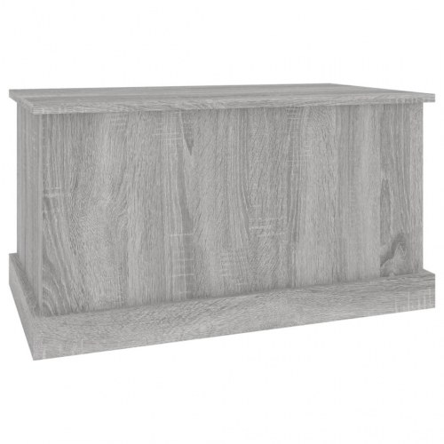 Opbevaringskasse med låg 70 x 40 x 38 cm - grå sonoma-eg