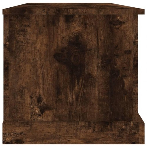Opbevaringskasse med låg 70 x 40 x 38 cm - røget egetræsfarve