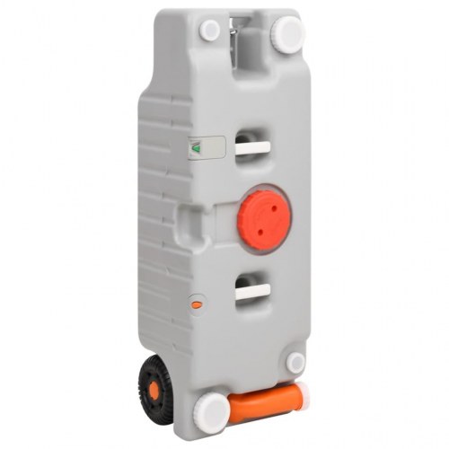 Transportabelt campingtoilet og vandbeholder