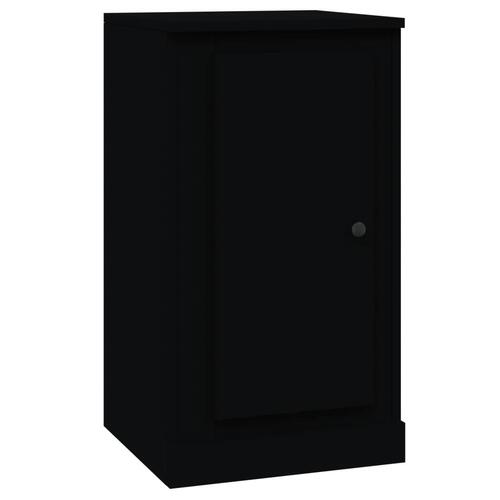 Skænk 37,5x35,5x67,5 cm konstrueret træ sort