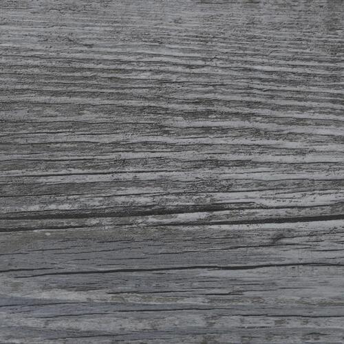 Selvklæbende gulvbrædder 4,46 m² 3 mm PVC skinnende grå