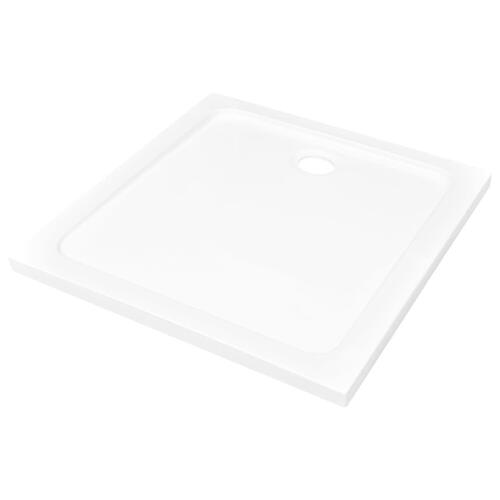 Brusekar 80x80 cm ABS hvid