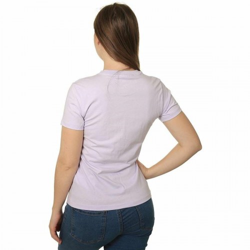 Kortærmet T-shirt til Kvinder Converse Seasonal Star Chevron Lavendel - L