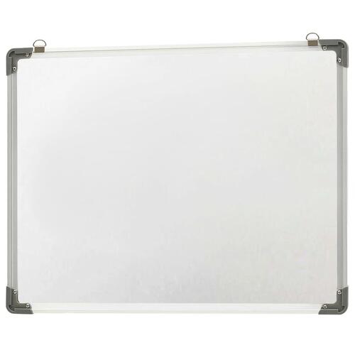 Magnetisk whiteboard 90x60 cm stål hvid