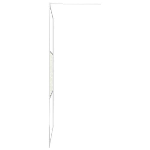 Brusevæg ESG-glas med stendesign 100x195 cm