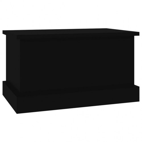 Opbevaringskasse med låg 50 x 30 x 28 cm - sort