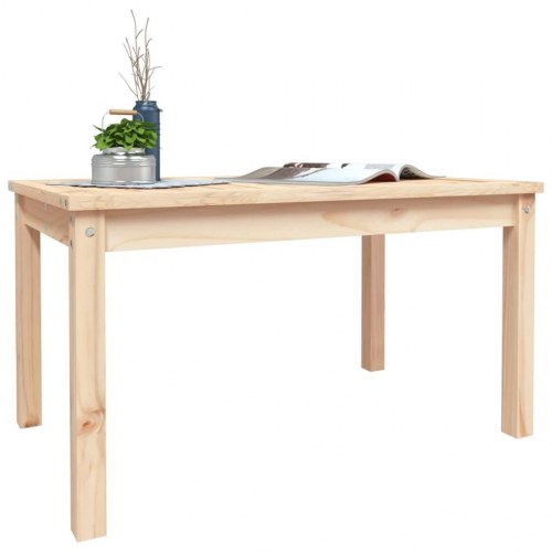 Havebord i massivt fyrretræ 82,5 × 50,5 × 45 cm - natur