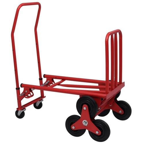 2-i-1 foldbar platformsvogn til trapper 51x74x120cm 150 kg