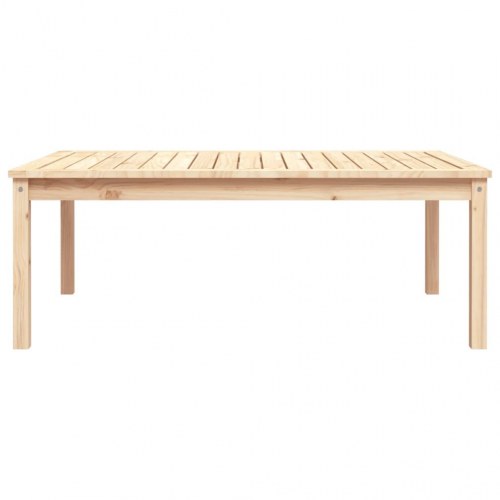 Havebord i massivt fyrretræ - 121 × 82,5 × 45 cm
