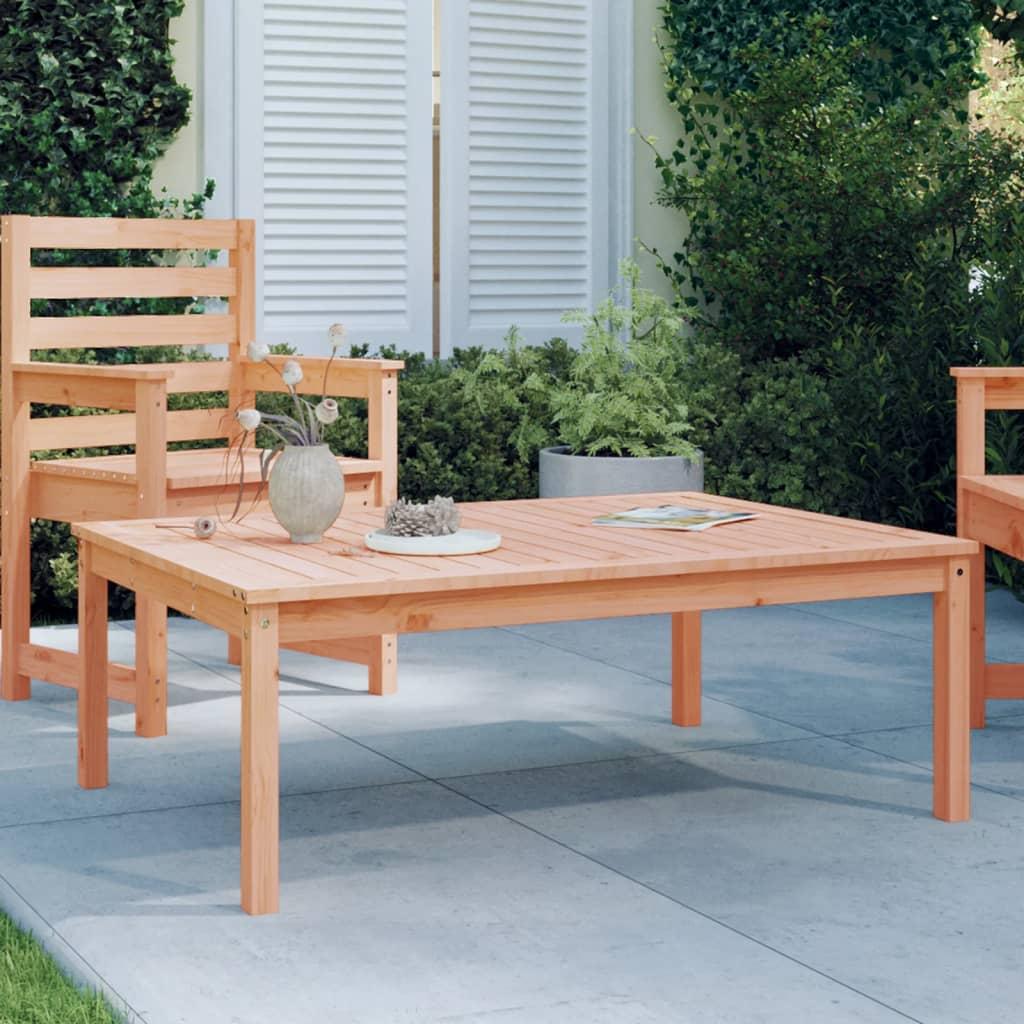 Havebord 82,5X50,5X45 Cm Massivt Fyrretræ - Douglasgran naturlig / 121 x 82.5 x 45 cm