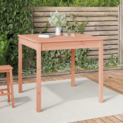Havebord i massivt douglasgran - 82,5 × 82,5 × 76 cm