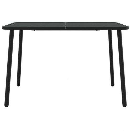 Havebord 110x80x71 cm stål antracitgrå