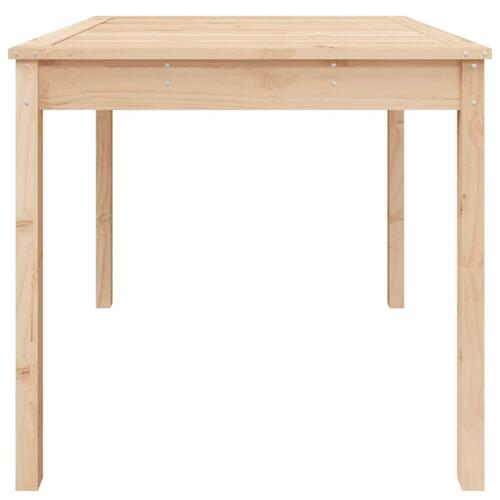 Havebord 82,5x82,5x76 cm massivt fyrretræ
