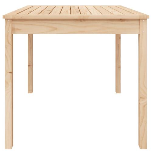 Havebord 82,5x82,5x76 cm massivt fyrretræ
