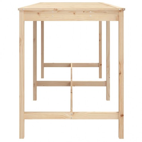 Havebord i massivt fyrretræ - 203,5 × 90 × 110 cm