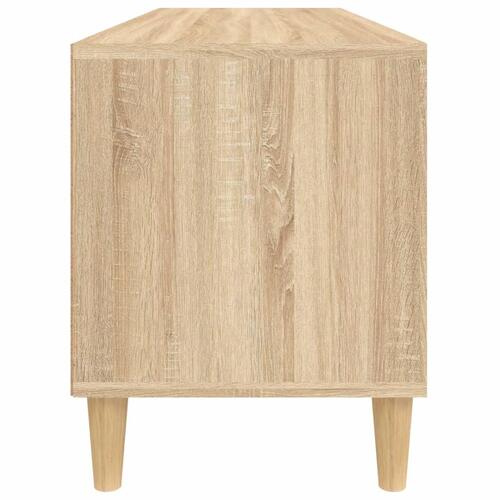 Tv-bord 100x34,5x44,5 cm konstrueret træ sonoma-eg