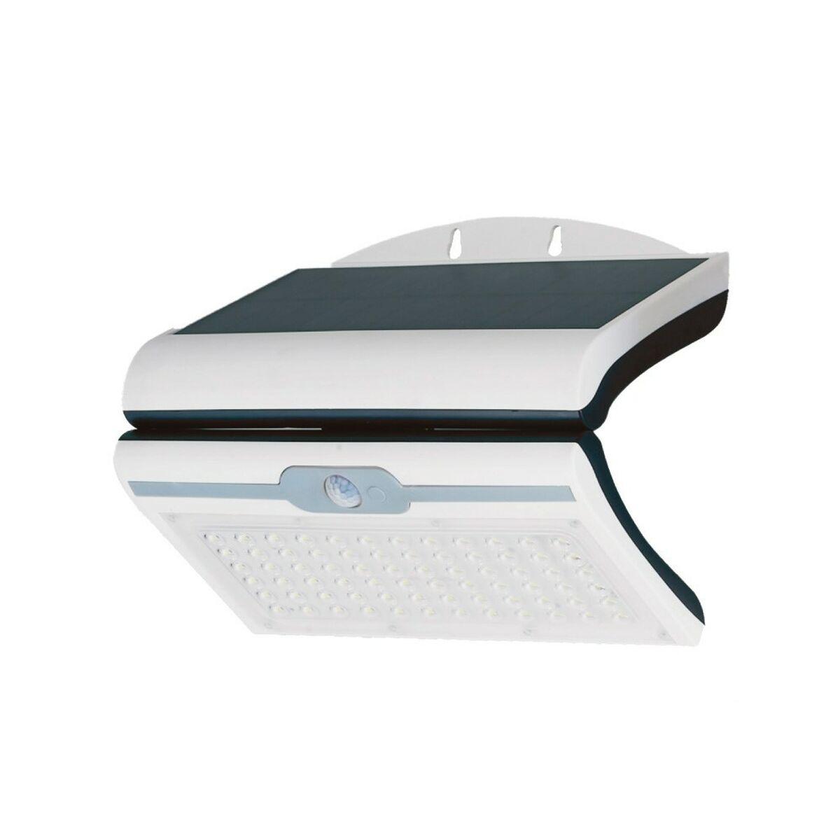 EDM Product solcelle vægarmatur med sensor, hvid 6 W - 430 lm, 6500 K