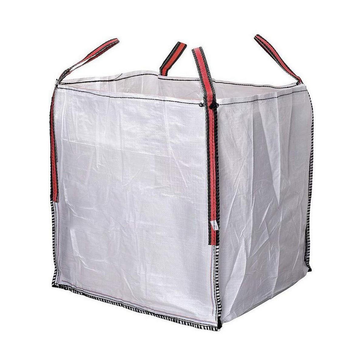 Fun&Go Big Bag havesæk 90 × 90 × 100 cm - hvid polypropylen