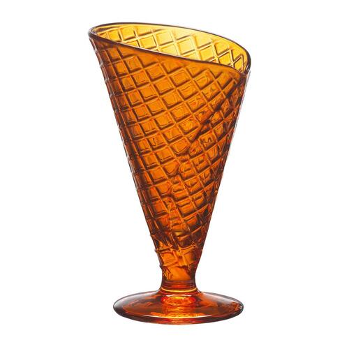 Is og Milshake Glas Gelato Orange Glas 210 ml (6 enheder)