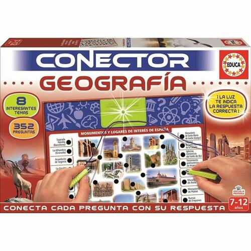 Lærerigt Spil Educa Conector Geografi, kort og atlasser