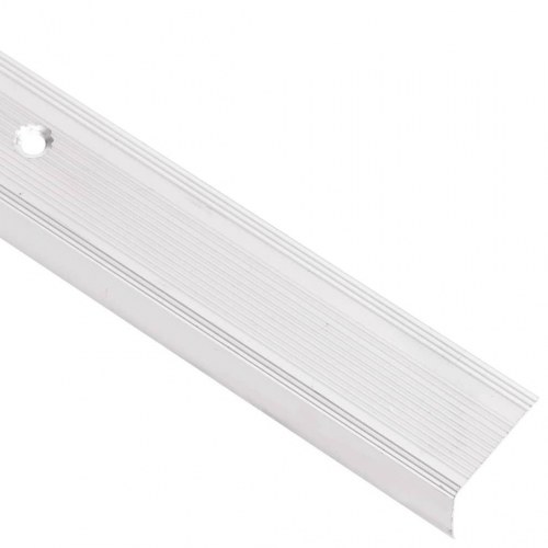 Trappelister 15 stk. L-facon 100 cm aluminium sølvfarvet