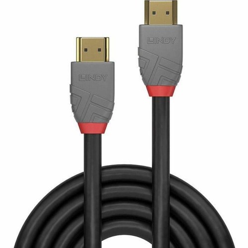 LINDY HDMI-kabel 2,0 m - HDMI 2.1, han/han, sort