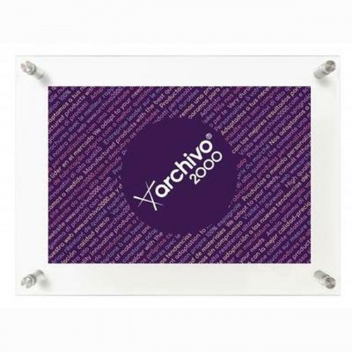 Archivo 2000 disk-display i methylacrylat - gennemsigtig A4