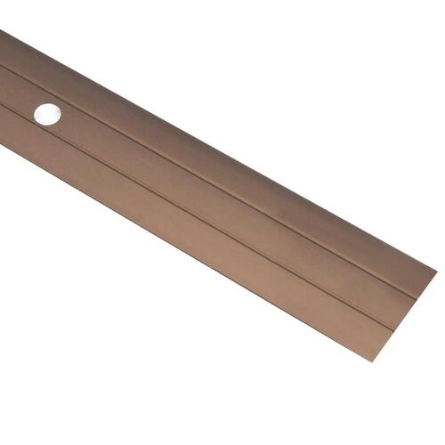 5 stk. gulvlister 90 cm aluminium brun