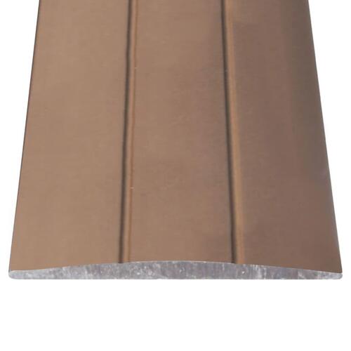 5 stk. gulvlister 100 cm aluminium brun