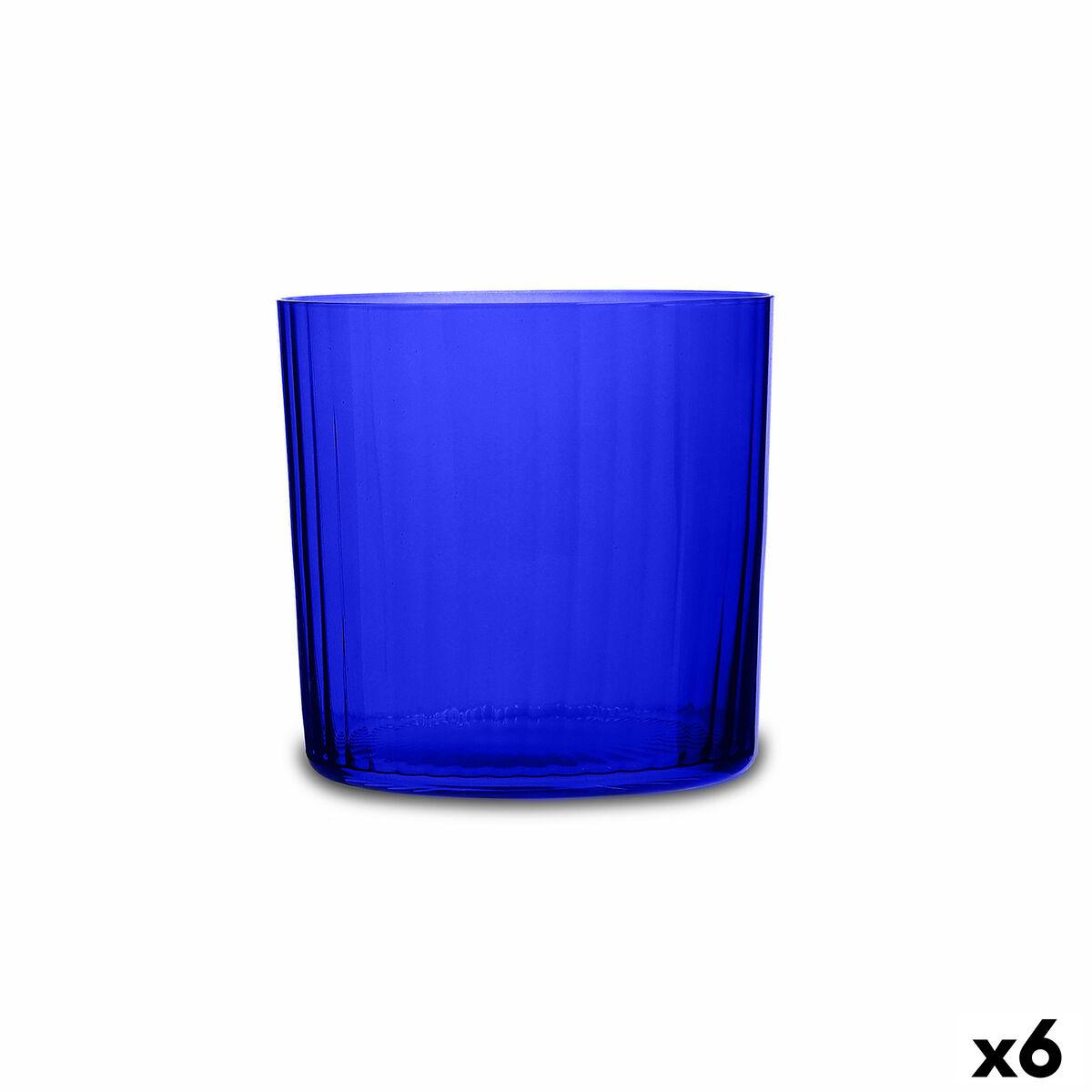 Glas Bohemia Crystal Optic Blå Glas 350 ml (6 enheder)