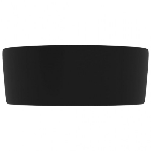 Rund keramik håndvask 40 × 15 cm - mat sort