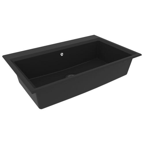 Køkkenvask Sort 790x500x193 mm Granit