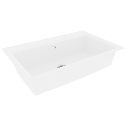 Køkkenvask Hvid 790x500x193 mm Granit