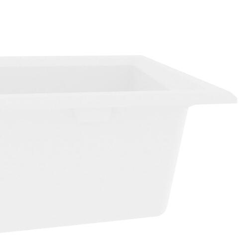 Køkkenvask Hvid 790x500x193 mm Granit