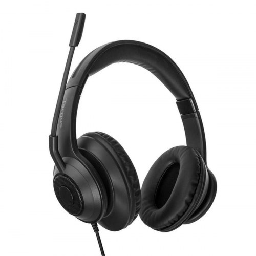 Gaming headset med mikrofon Targus AEH102GL - sort