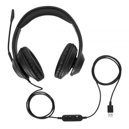 Gaming headset med mikrofon Targus AEH102GL - sort