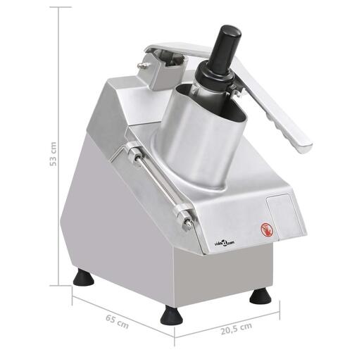 Gastro grøntsagsskærer med 5 rustfrit stålblade 550 W