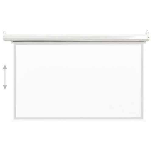 Elektrisk projektorlærred med fjernbetjening 68" 16:9